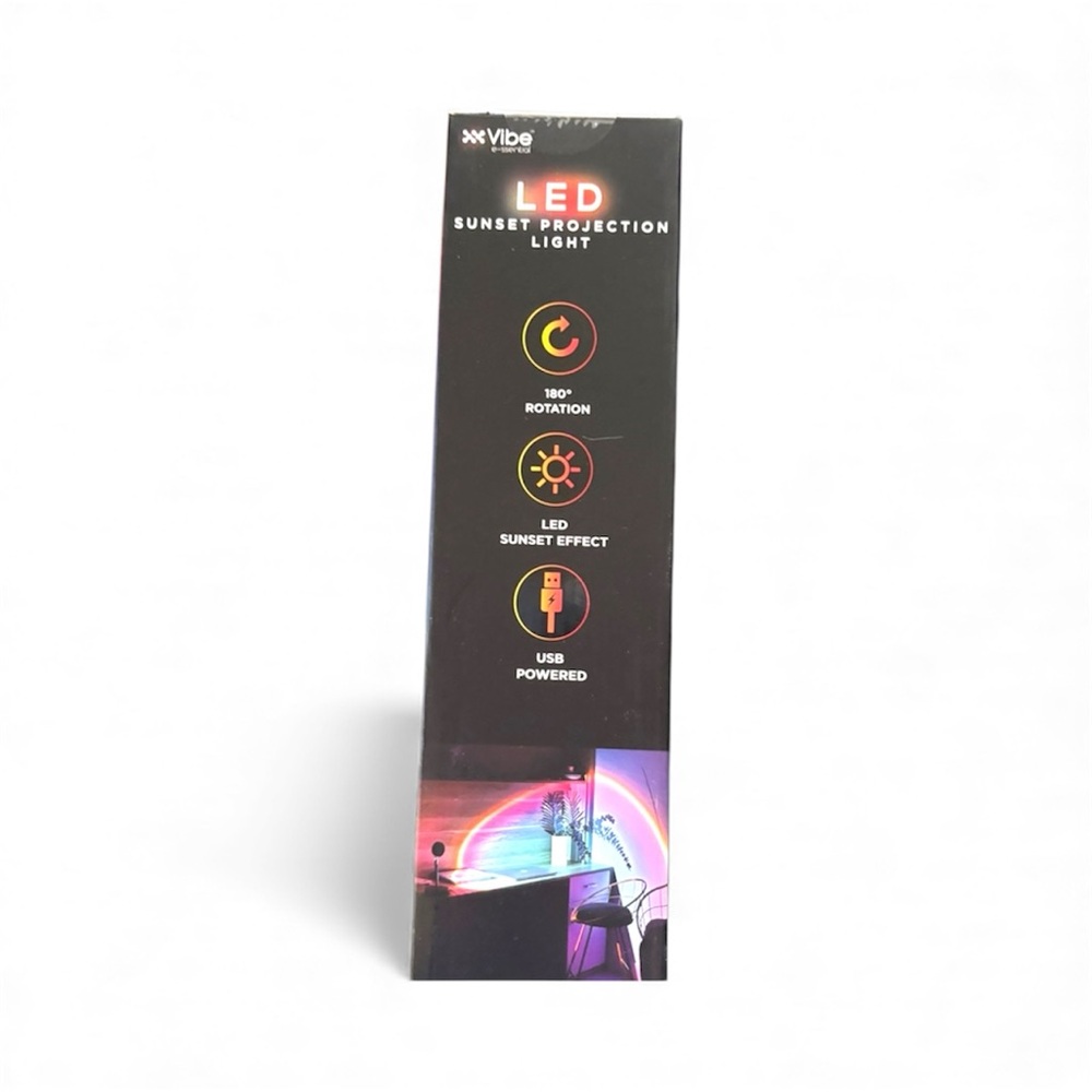 Vibe LED Sunset Projection Light - Black - Picture 3 of 3
